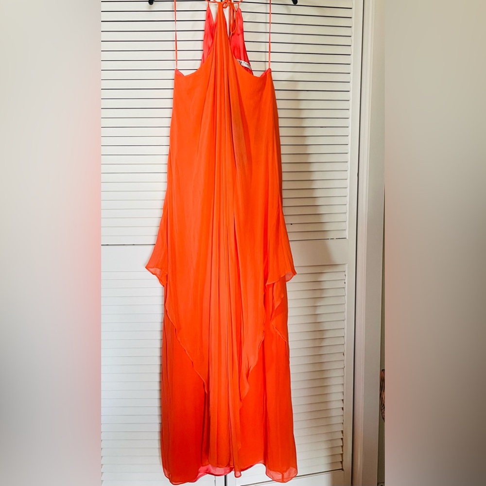 Trina Turk Chiffon Halter Maxi Dress - Picture 3 of 7